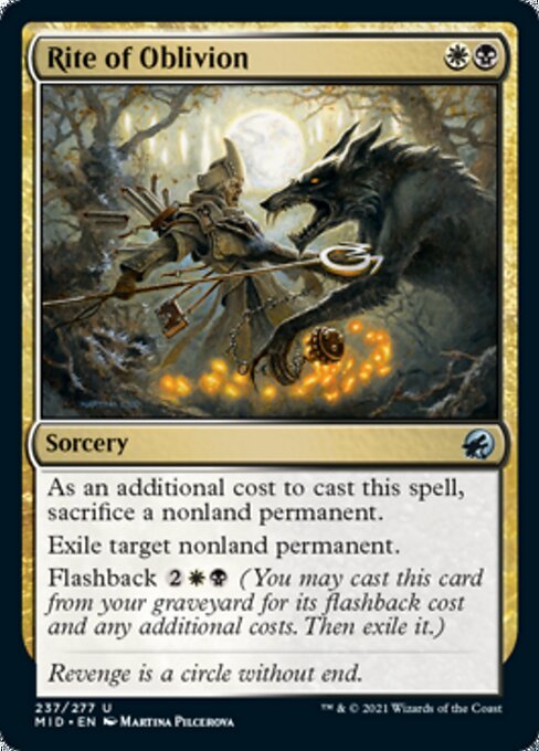 237Rite of Oblivion 237/277 Uncommon - Midnight Hunt