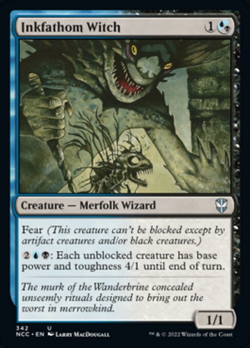 Inkfathom Witch #342 -  New Capenna Commander