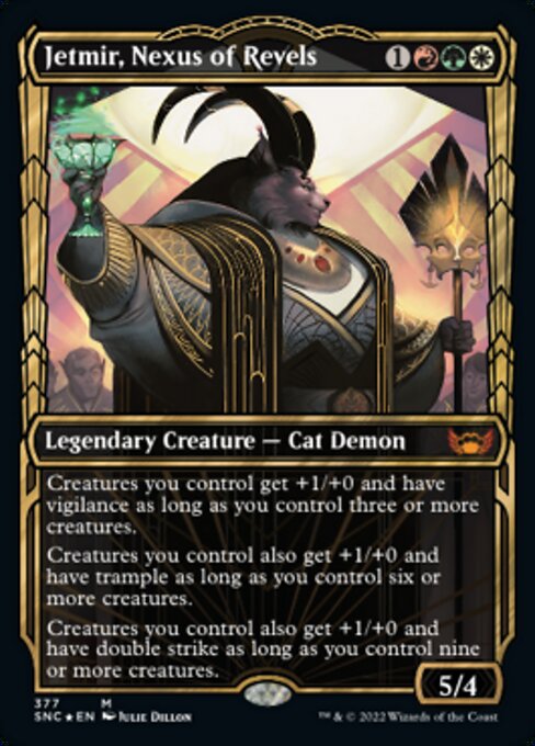 GILDED FOIL Jetmir, Nexus of Revels  #377 - Streets of New Capenna