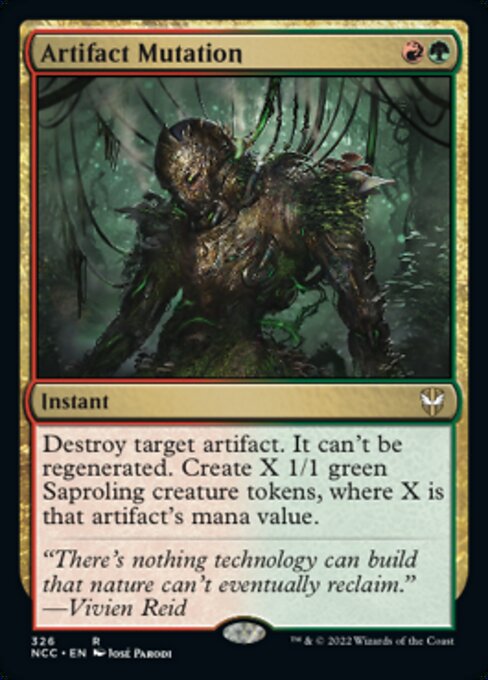 Artifact Mutation #326 -  New Capenna Commander