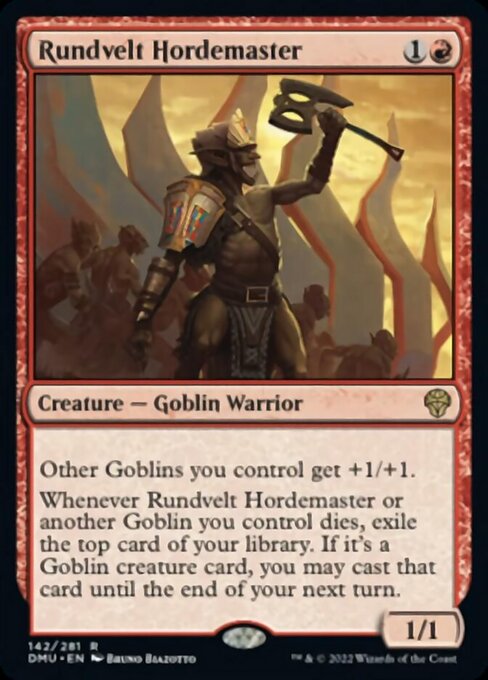 Rundvelt Hordemaster - 142 /281 - Rare - FOIL 