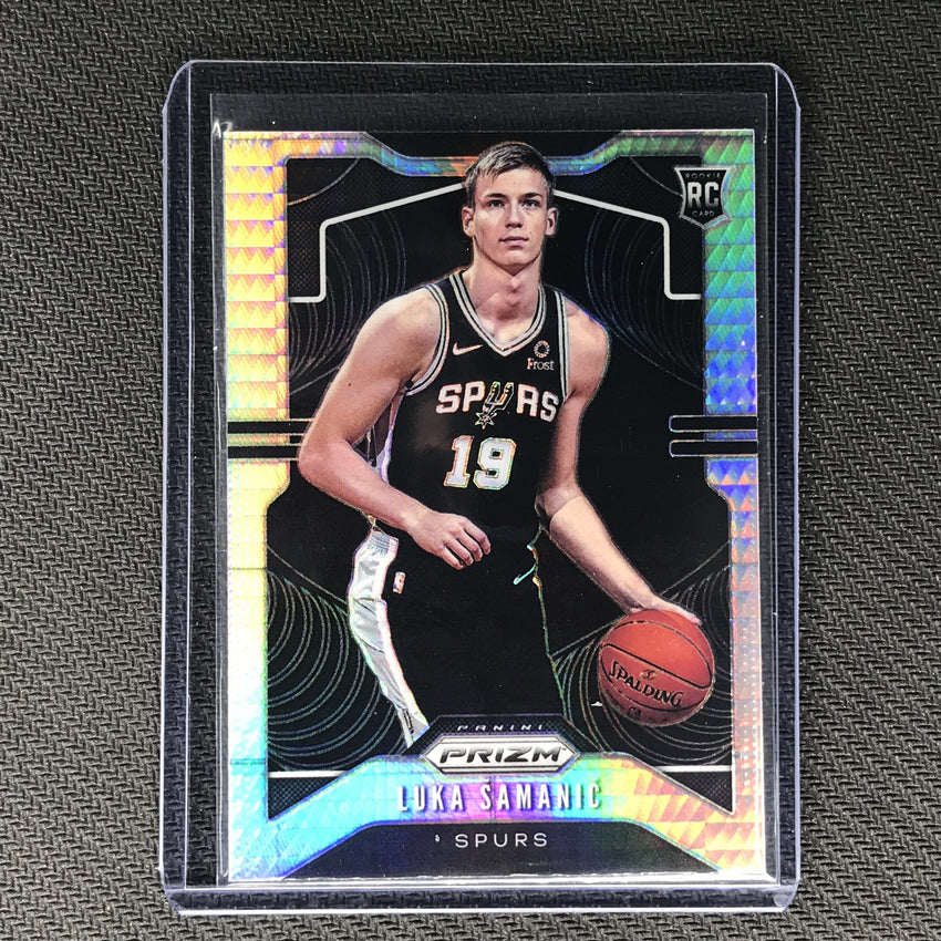 2019-20 Prizm LUKA SAMANIC Hyper Silver Prizm Rookie #265-Cherry Collectables