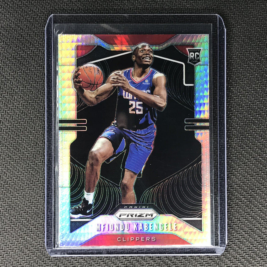 2019-20 Prizm MFIONDU KABENGELE Hyper Silver Prizm Rookie #271-Cherry Collectables