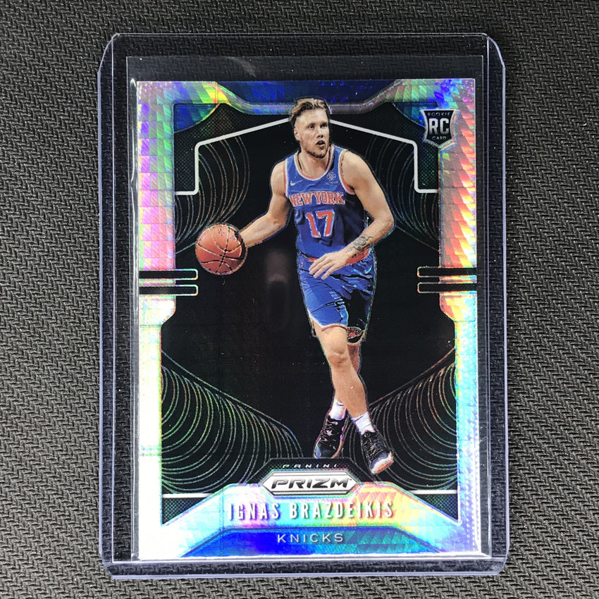 2019-20 Prizm IGNAS BRAZDEIKIS Hyper Silver Prizm Rookie #284-Cherry Collectables