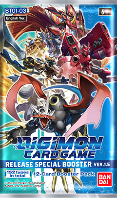 Digimon Card Game Series 01 Special Booster Pack Version 1.5-Cherry Collectables