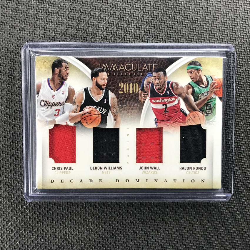 2013-14 Immaculate PAUL WILLIAMS WALL RONDO Decade Domination 7/14-Cherry Collectables