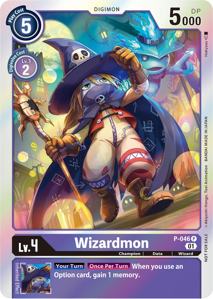 Wizardmon P-046 - Double Diamond Dash Pack Promo