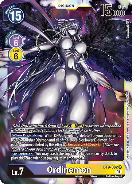 Ordinemon BT9-082 - Super Rare BT09 X-Record