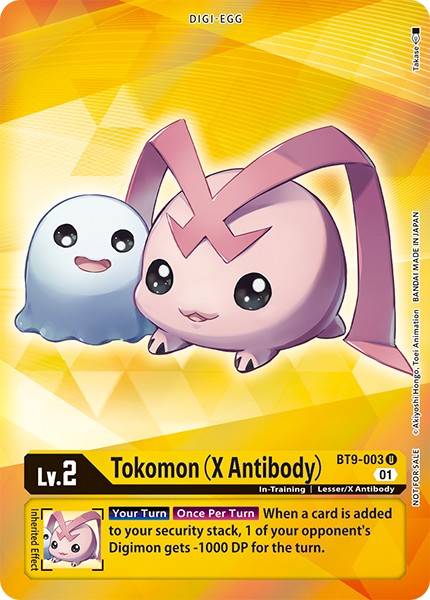 Tokomon X Antibody BT9-003 - Alternate Art Box Topper BT09 X-Record