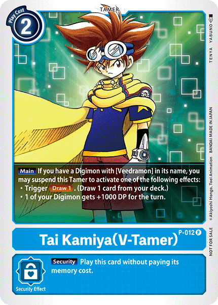 Tai Kamiya (V-Tamer) P-012 - Special Box Promotion Pack