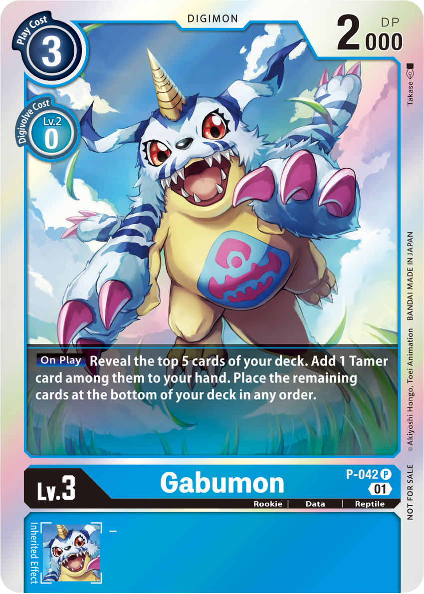 Gabumon P-042 - Double Diamond Dash Pack Promo