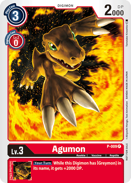 Agumon P-009 - Special Box Promotion Pack