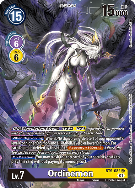Ordinemon BT9-082 - Alternate Art BT09 X-Record