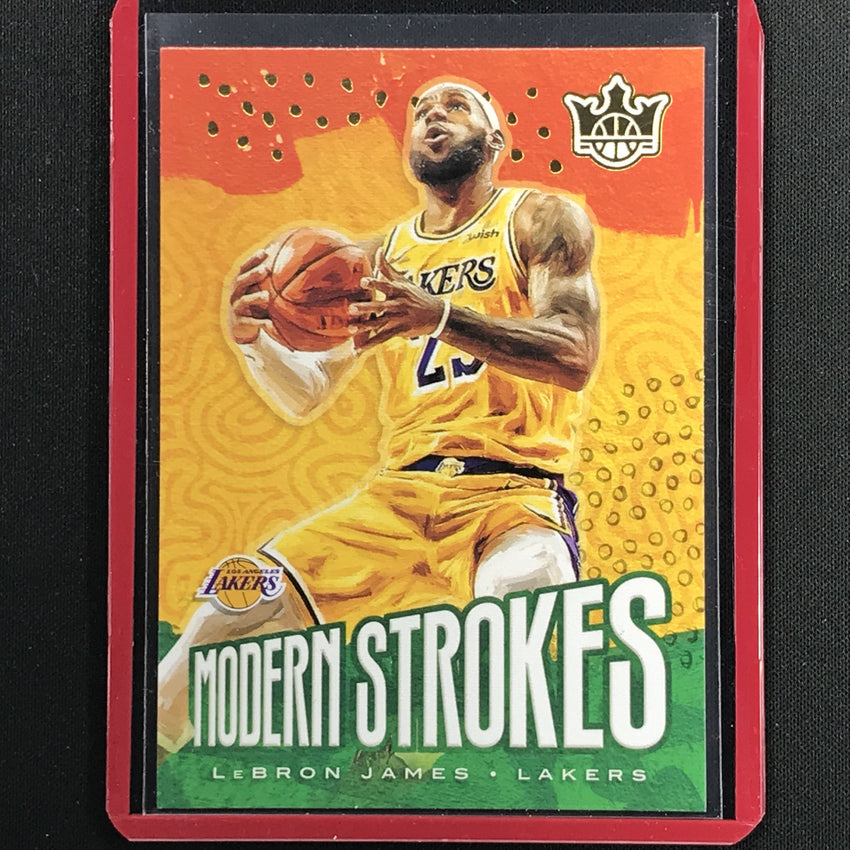 2019-20 Court Kings LEBRON JAMES Modern Strokes #9-Cherry Collectables