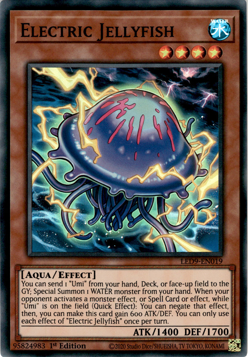 Electric Jellyfish - LED9-EN019 - Super Rare 1st Edition
