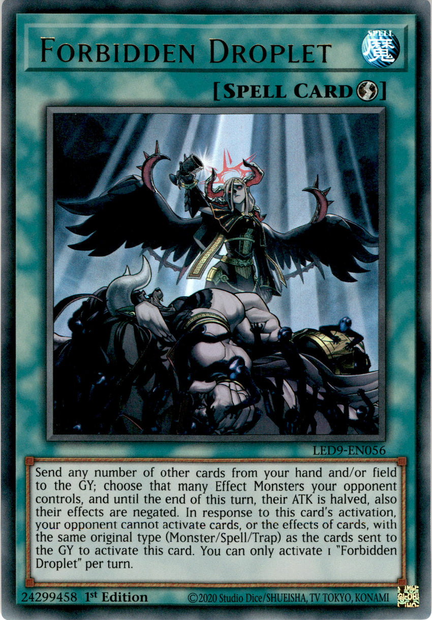 Forbidden Droplet - LED9-EN056 - Ultra Rare 1st Edition