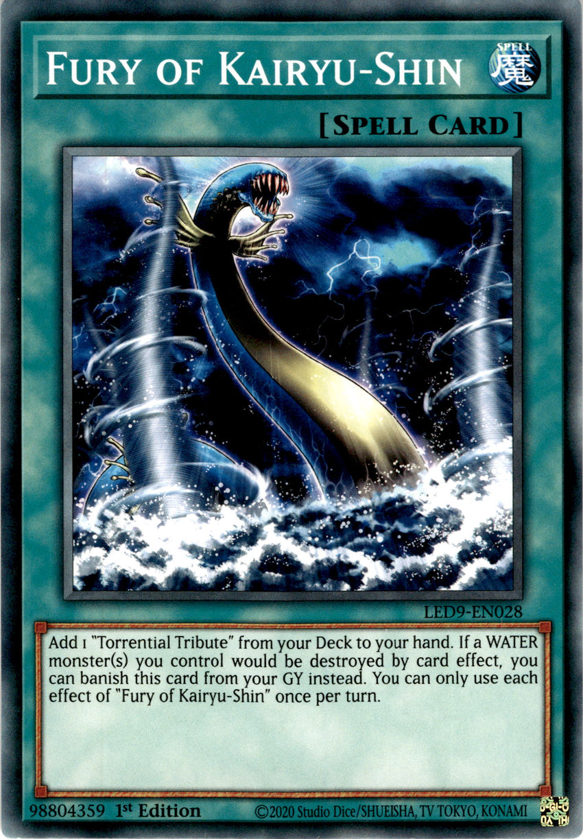 Fury of Kairyu-Shin - LED9-EN028 - Common 1st Edition