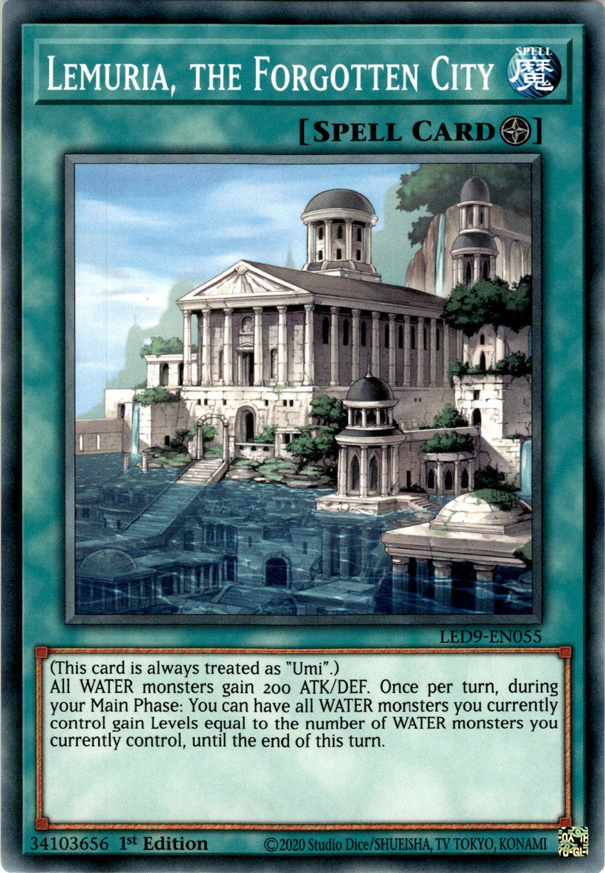 Lemuria, the Forgotten City - LED9-EN055 - Common 1st Edition