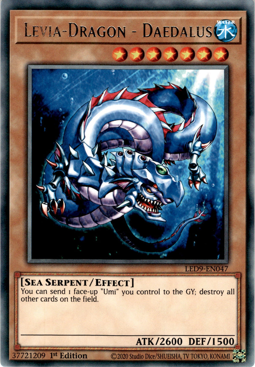 Levia-Dragon - Daedalus - LED9-EN047 - Rare 1st Edition