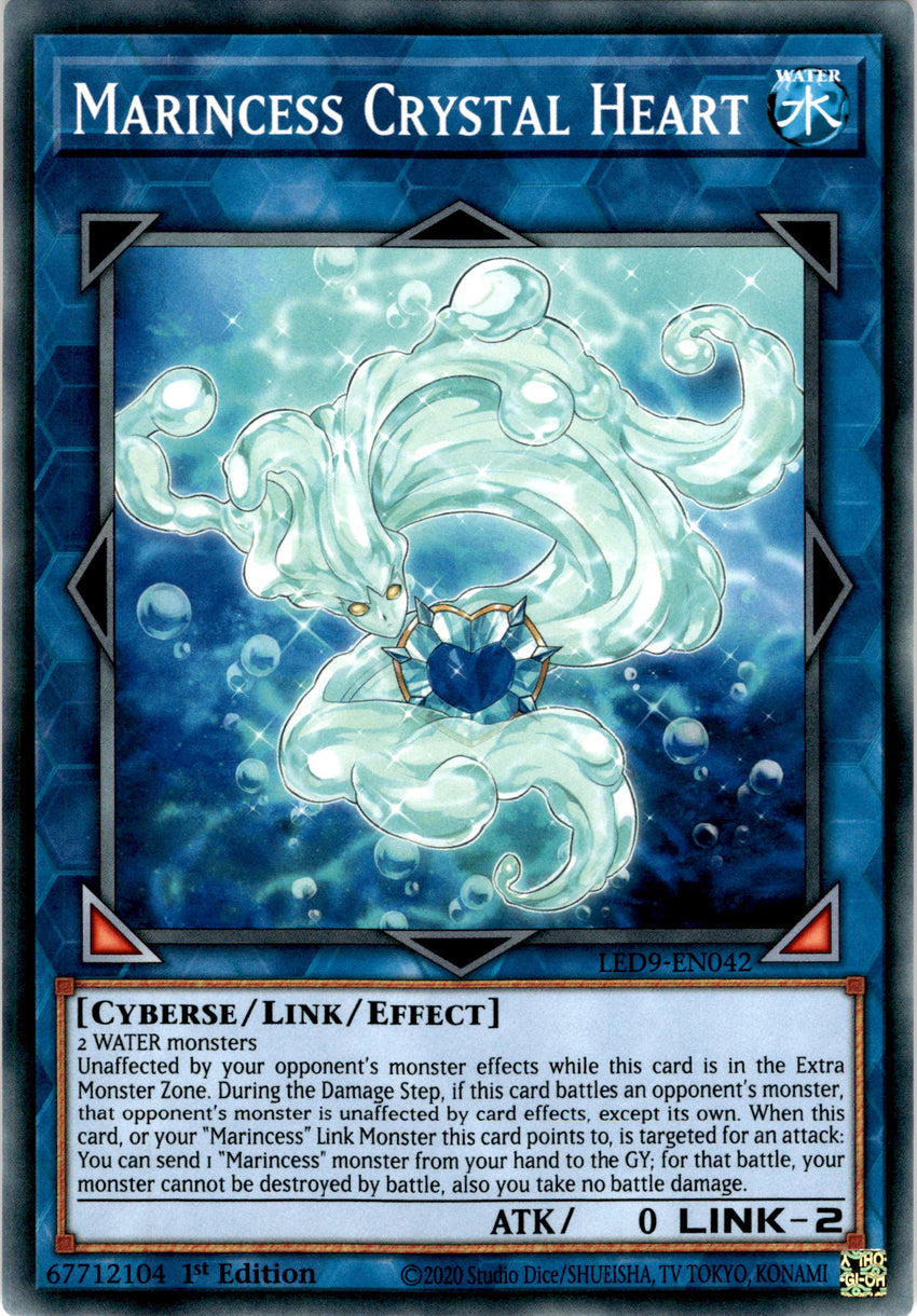 Marincess Crystal Heart - LED9-EN042 - Common 1st Edition