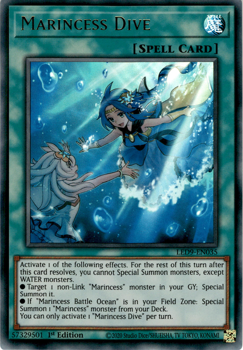 Marincess Dive - LED9-EN035 - Ultra Rare 1st Edition