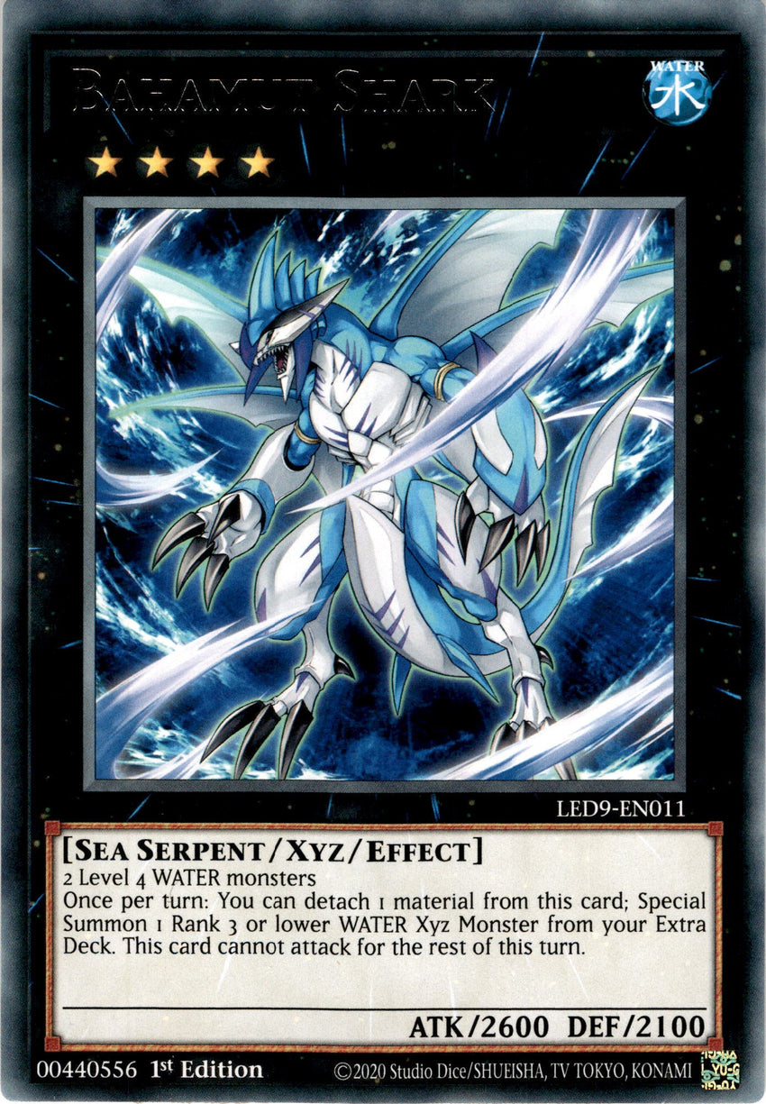Bahamut Shark - LED9-EN011 - Rare 1st Edition