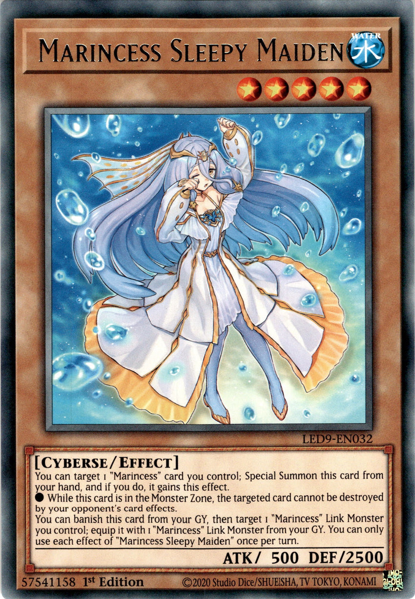 Marincess Sleepy Maiden - LED9-EN032 - Rare 1st Edition