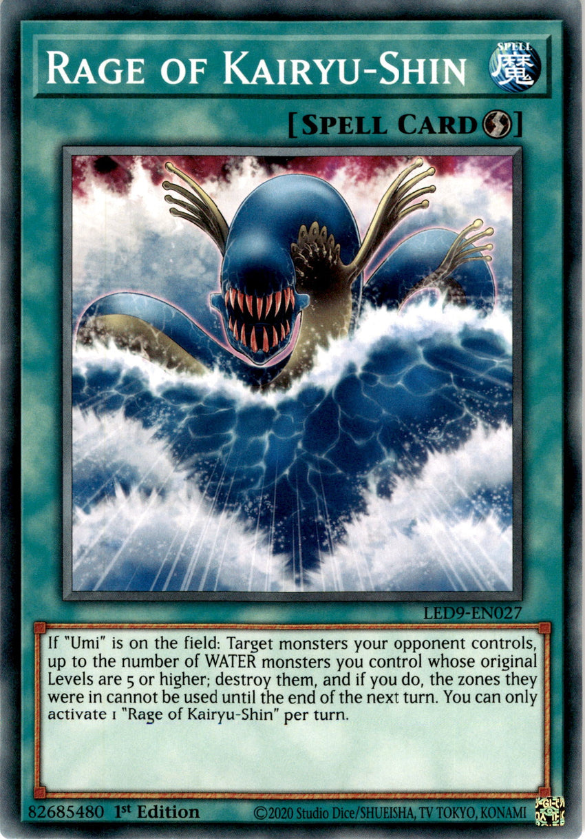 Rage of Kairyu-Shin - LED9-EN027 - Common 1st Edition