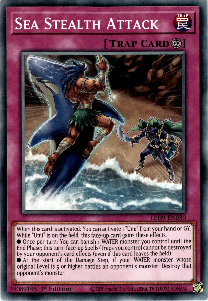 Sea Stealth Attack - LED9-EN030 - Common 1st Edition