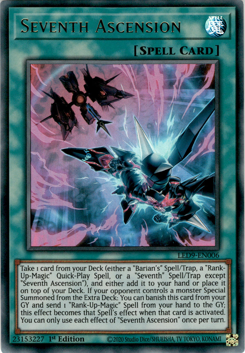 Seventh Ascension - LED9-EN006 - Ultra Rare 1st Edition