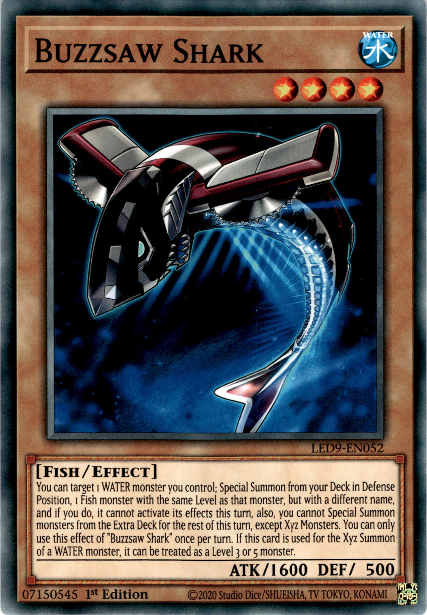 Buzzsaw Shark - LED9-EN052 - Common 1st Edition