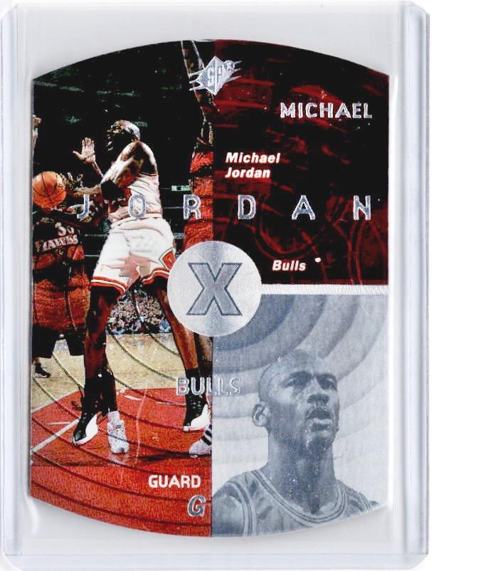 1997-98 SPx MICHAEL JORDAN Die Cut Red Holographic #6