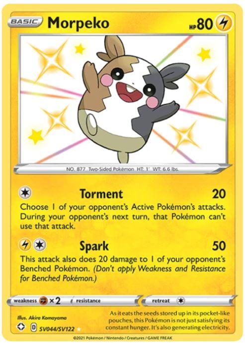 Morpeko - SV44/SV122 - Shiny Rare Shining Fates-Cherry Collectables