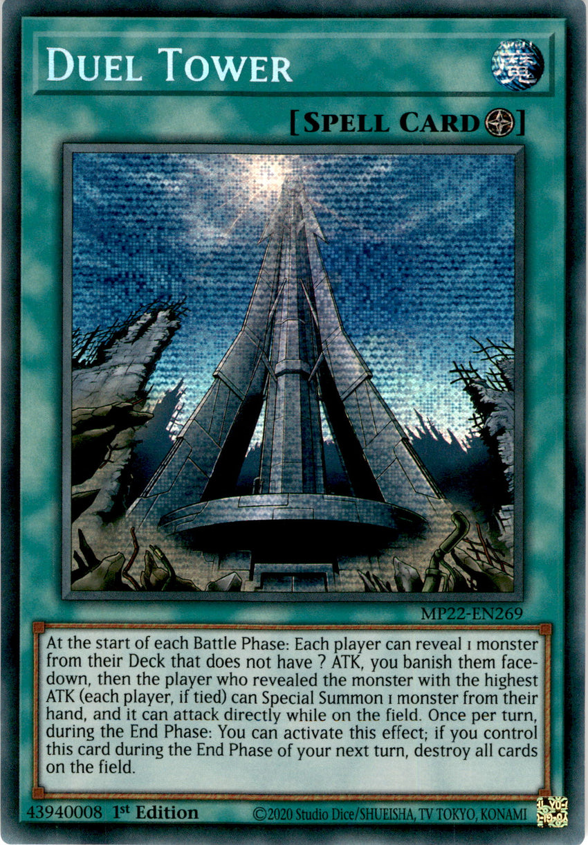 Duel Tower - MP22-EN269 - Prismatic Secret Rare 1st Edition