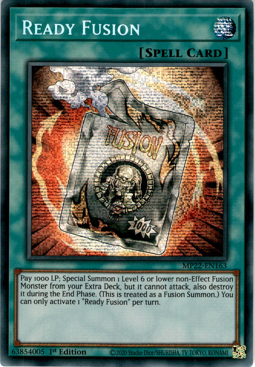Ready Fusion - MP22-EN163 - Prismatic Secret Rare 1st Edition