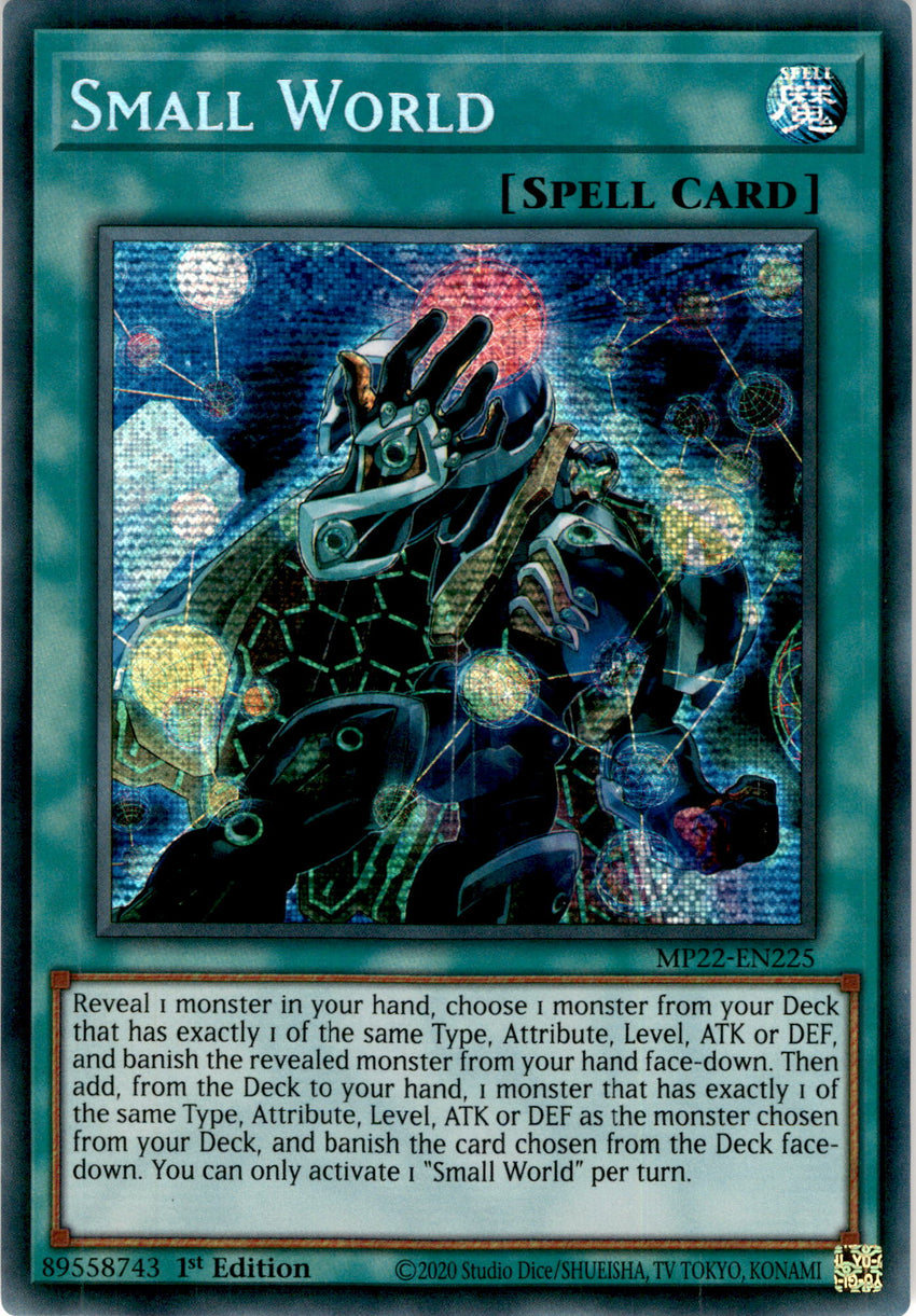 Small World - MP22-EN225 - Prismatic Secret Rare 1st Edition