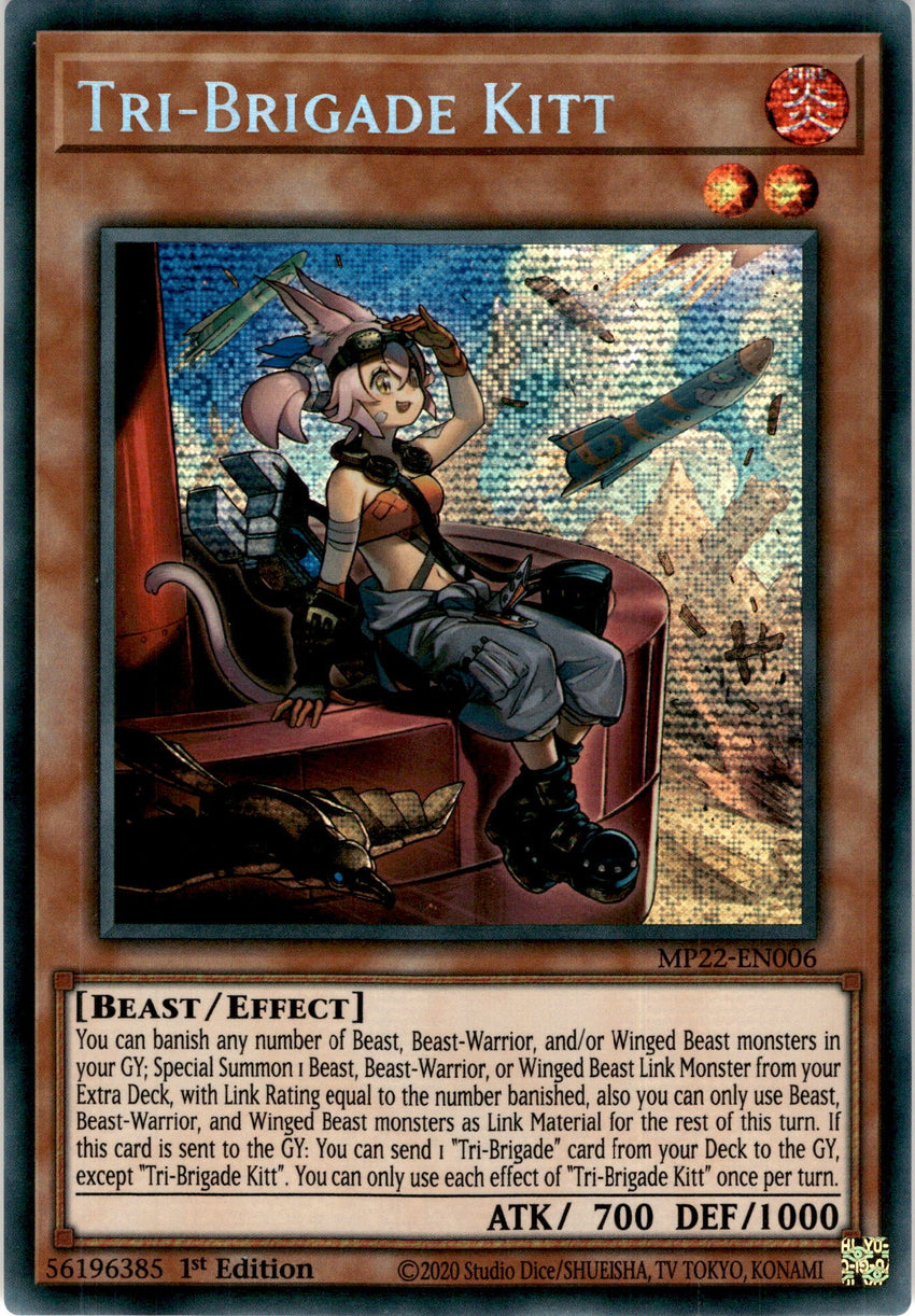 Tri-Brigade Kitt - MP22-EN006 - Prismatic Secret Rare 1st Edition
