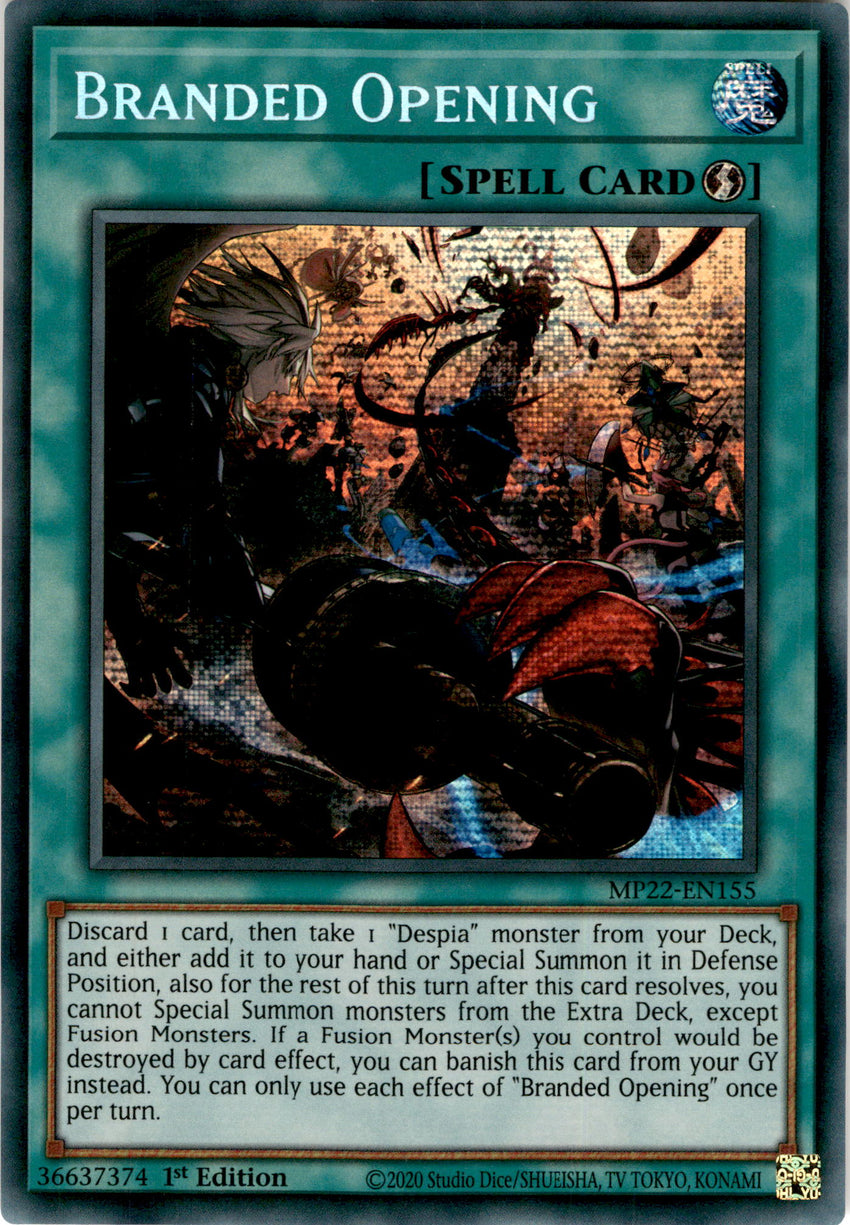 Branded Opening - MP22-EN155 - Prismatic Secret Rare 1st Edition