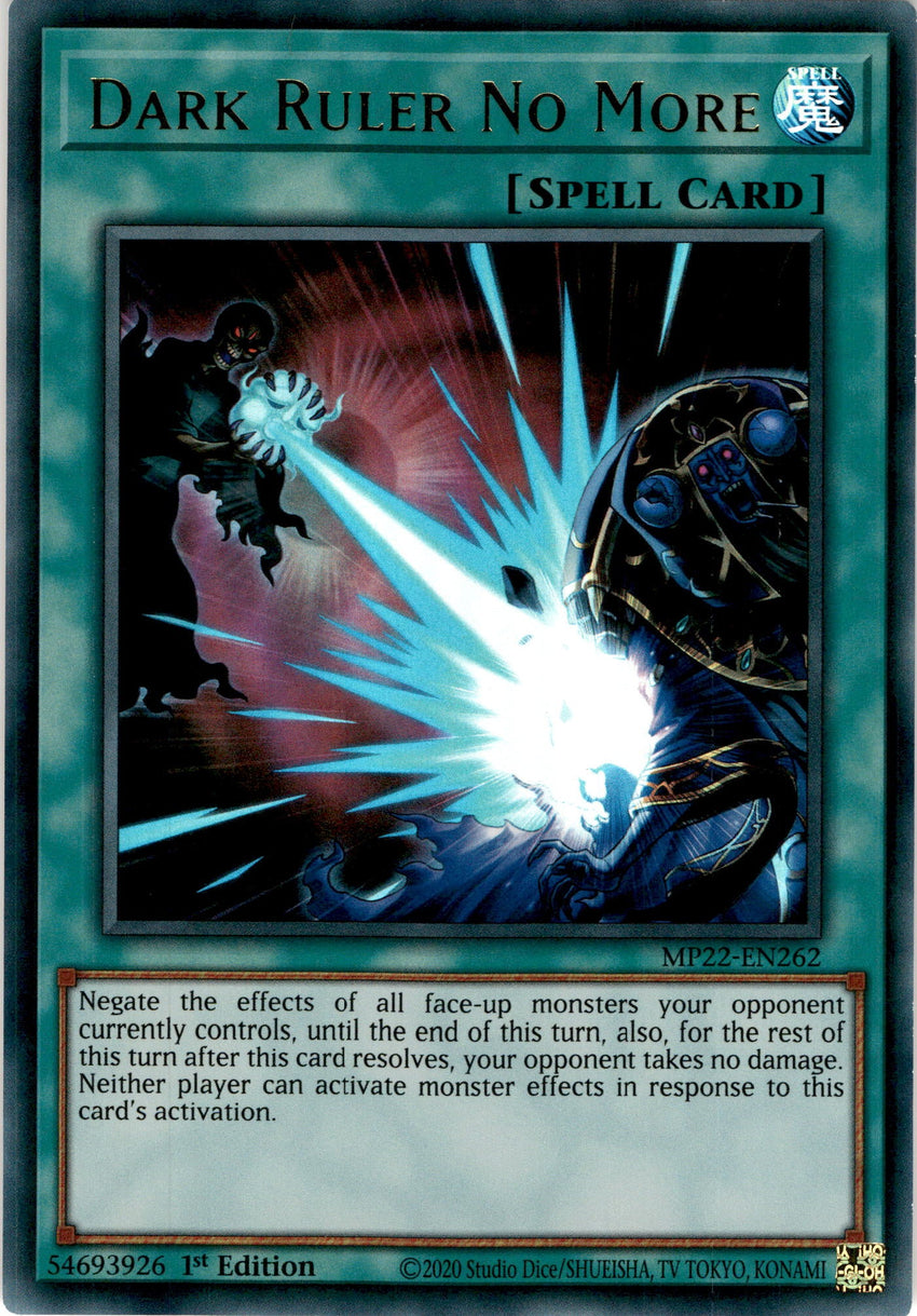 Dark Ruler No More - MP22-EN262 - Ultra Rare 1st Edition