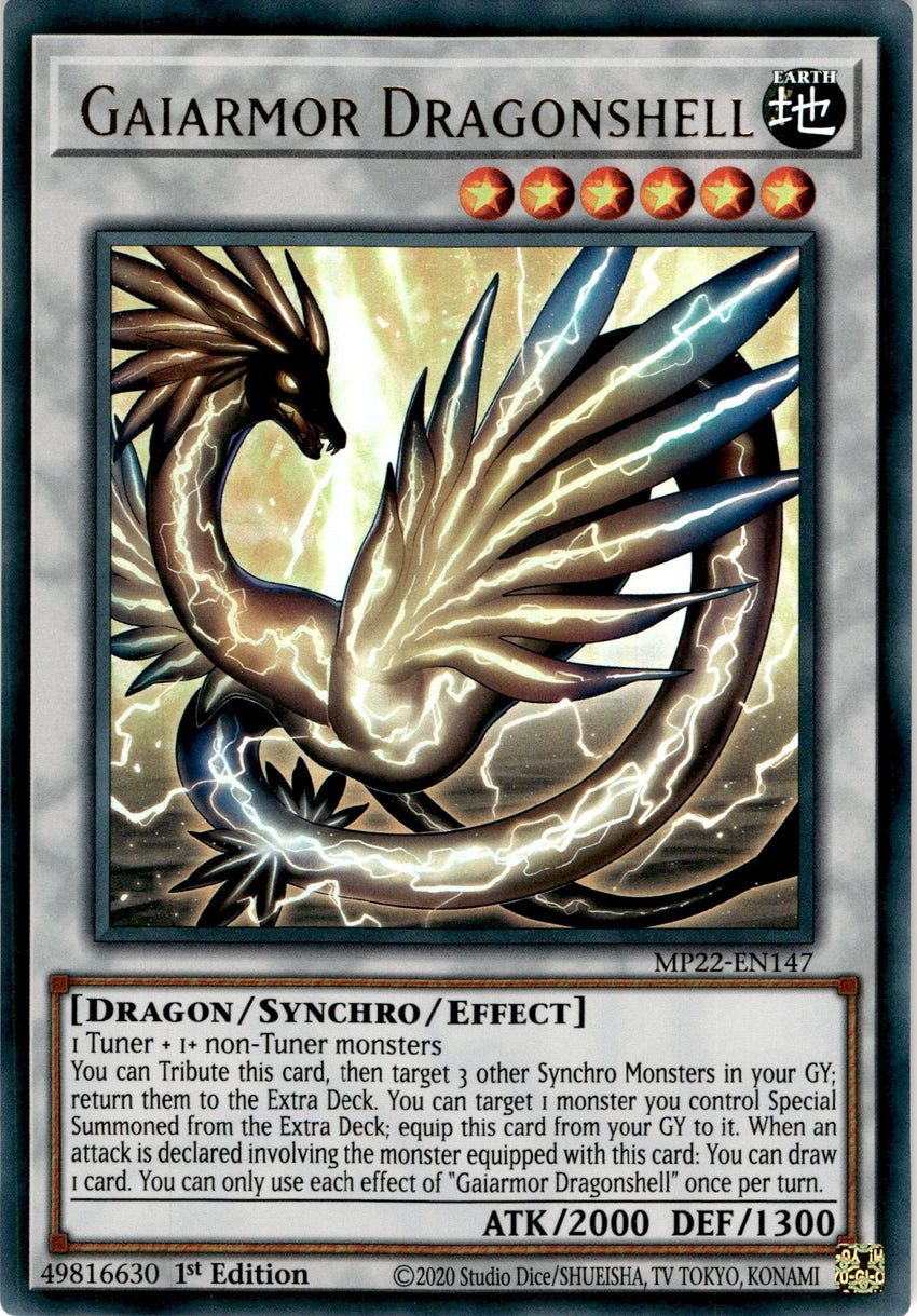 Gaiarmor Dragonshell - MP22-EN147 - Ultra Rare 1st Edition