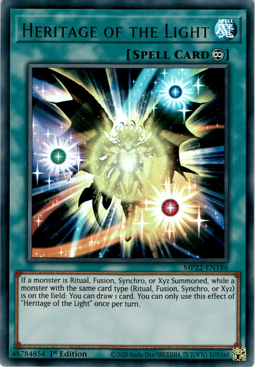 Heritage of the Light - MP22-EN186 - Ultra Rare 1st Edition