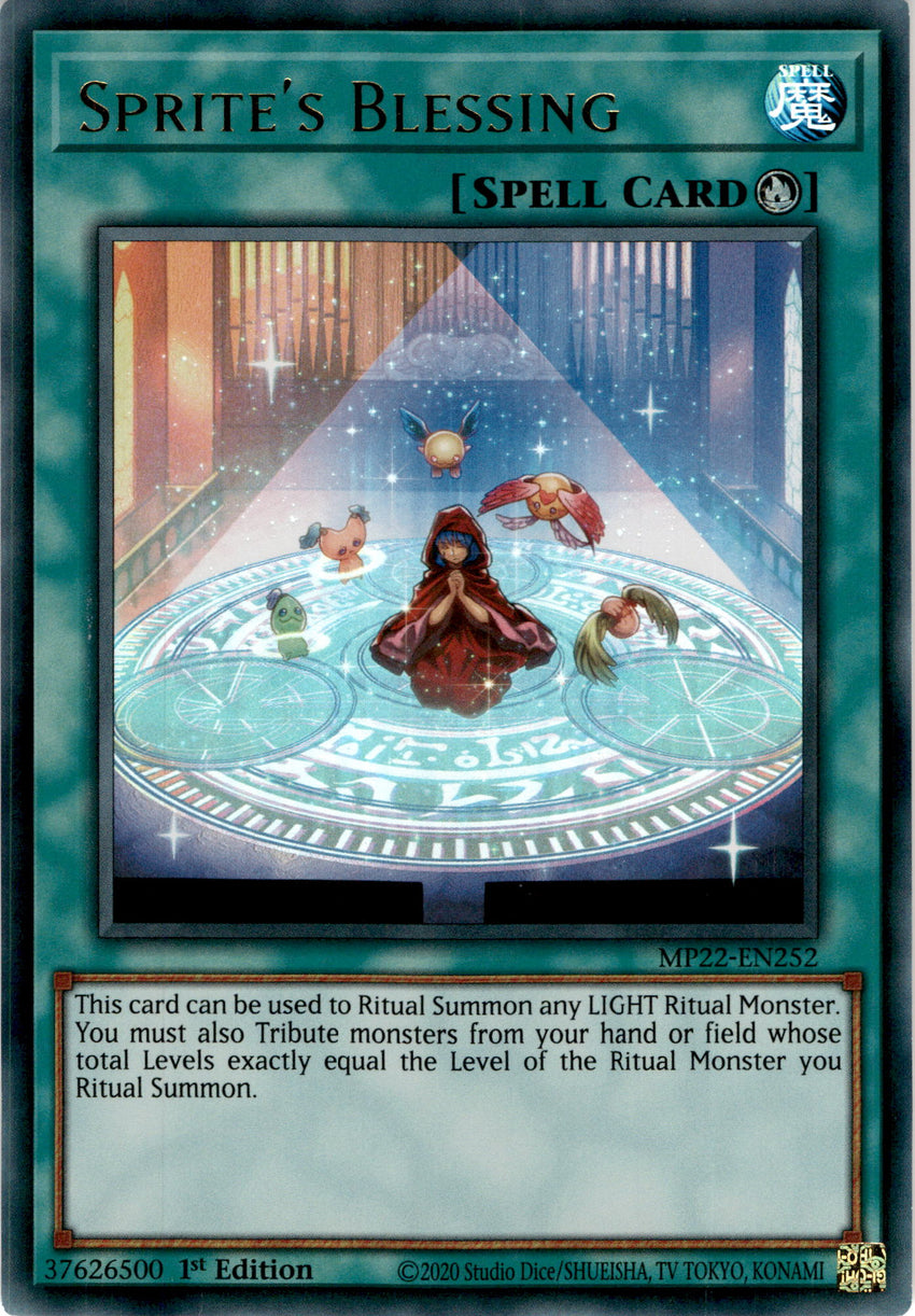 Sprite's Blessing - MP22-EN252 - Ultra Rare 1st Edition