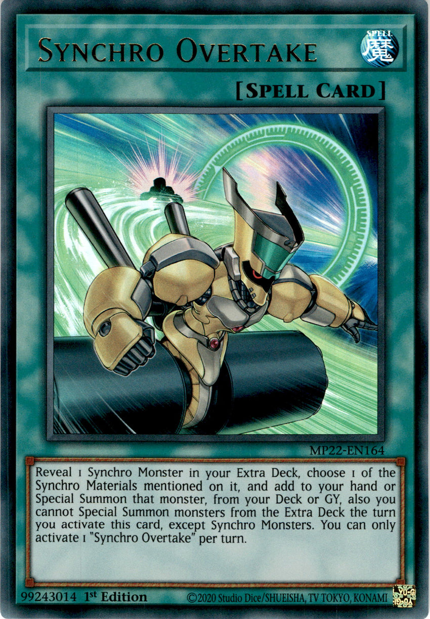 Synchro Overtake - MP22-EN164 - Ultra Rare 1st Edition