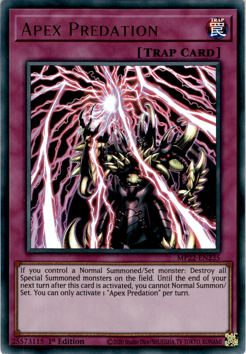 Apex Predation - MP22-EN235 - Ultra Rare 1st Edition
