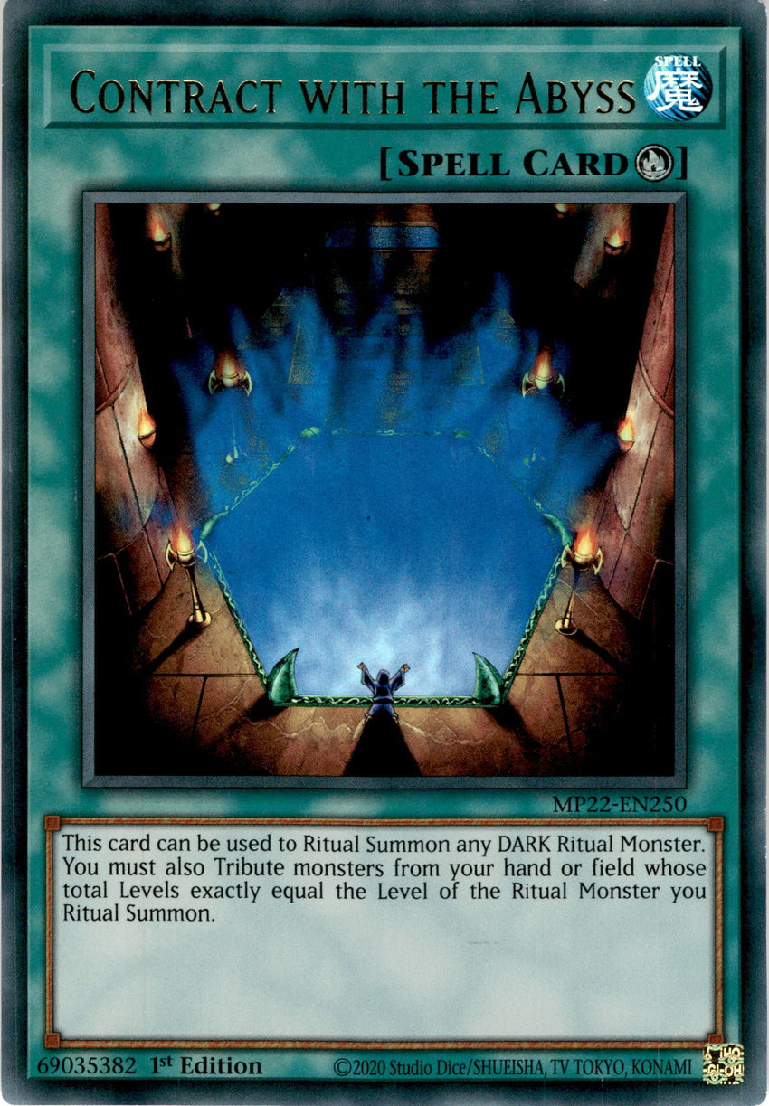 Contract with the Abyss - MP22-EN250 - Ultra Rare 1st Edition
