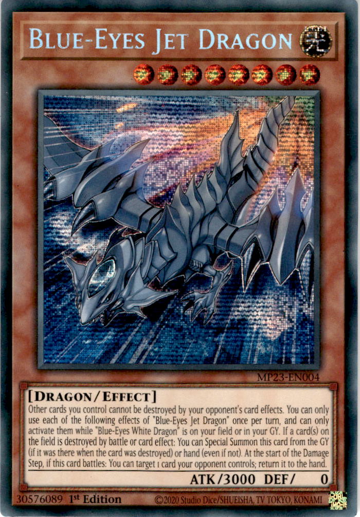 Blue-Eyes Jet Dragon - MP23-EN004 - Secret Rare 1st Edition