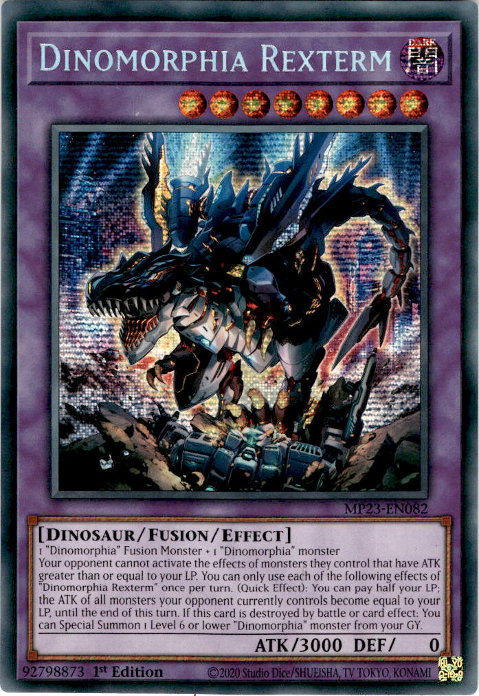Dinomorphia Rexterm - MP23-EN082 - Secret Rare 1st Edition
