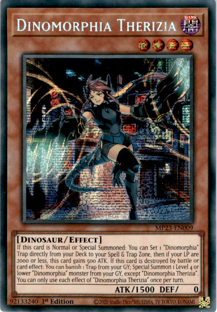 Dinomorphia Therizia - MP23-EN009 - Secret Rare 1st Edition