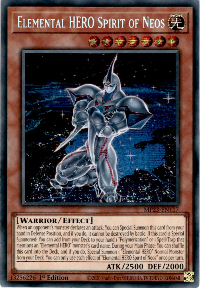 Elemental HERO Spirit of Neos - MP23-EN117 - Secret Rare 1st Edition