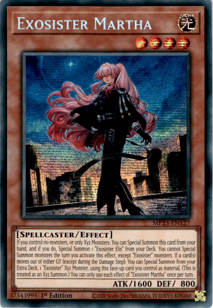 Exosister Martha - MP23-EN127 - Secret Rare 1st Edition